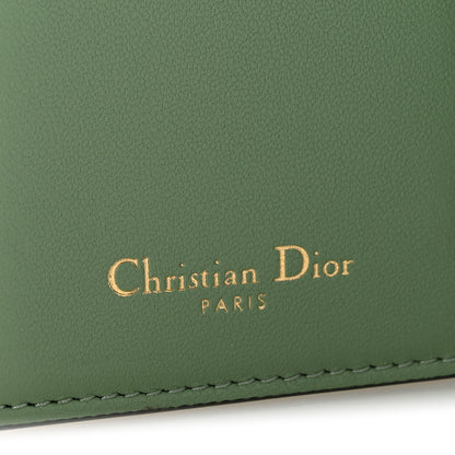 Christian Dior Goatskin Saddle Long Wallet Queen Mint 6 of 8