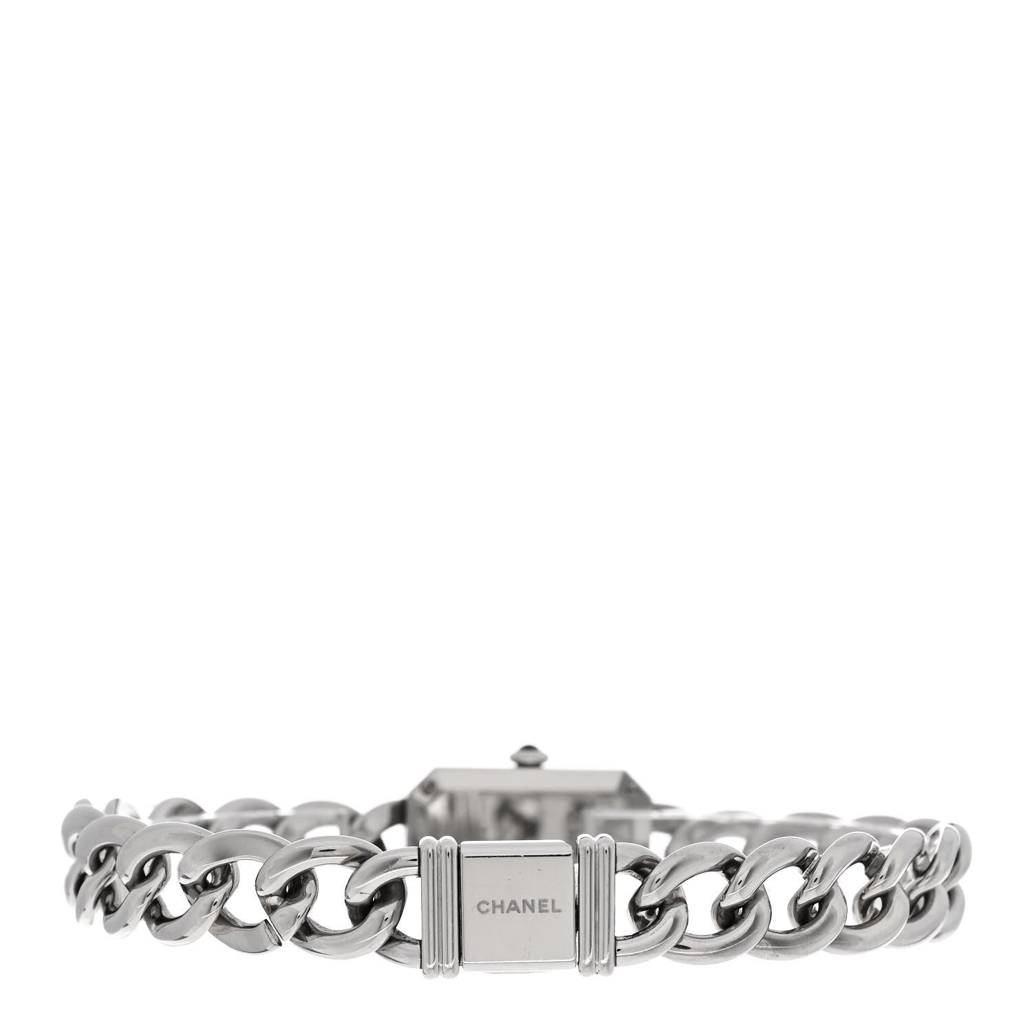 Chanel Stainless Steel 16mm Chain Premiere Quartz Watch Black 3 of 4