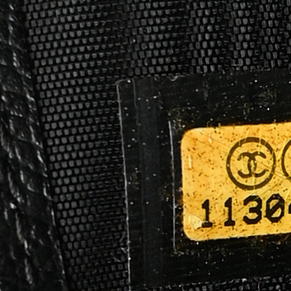 Chanel Grained Calfskin CC Button Yen Wallet Black 8 of 8