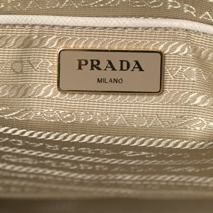 Prada Saffiano Lux Bi-Color Tote Talco Visone 6 of 15