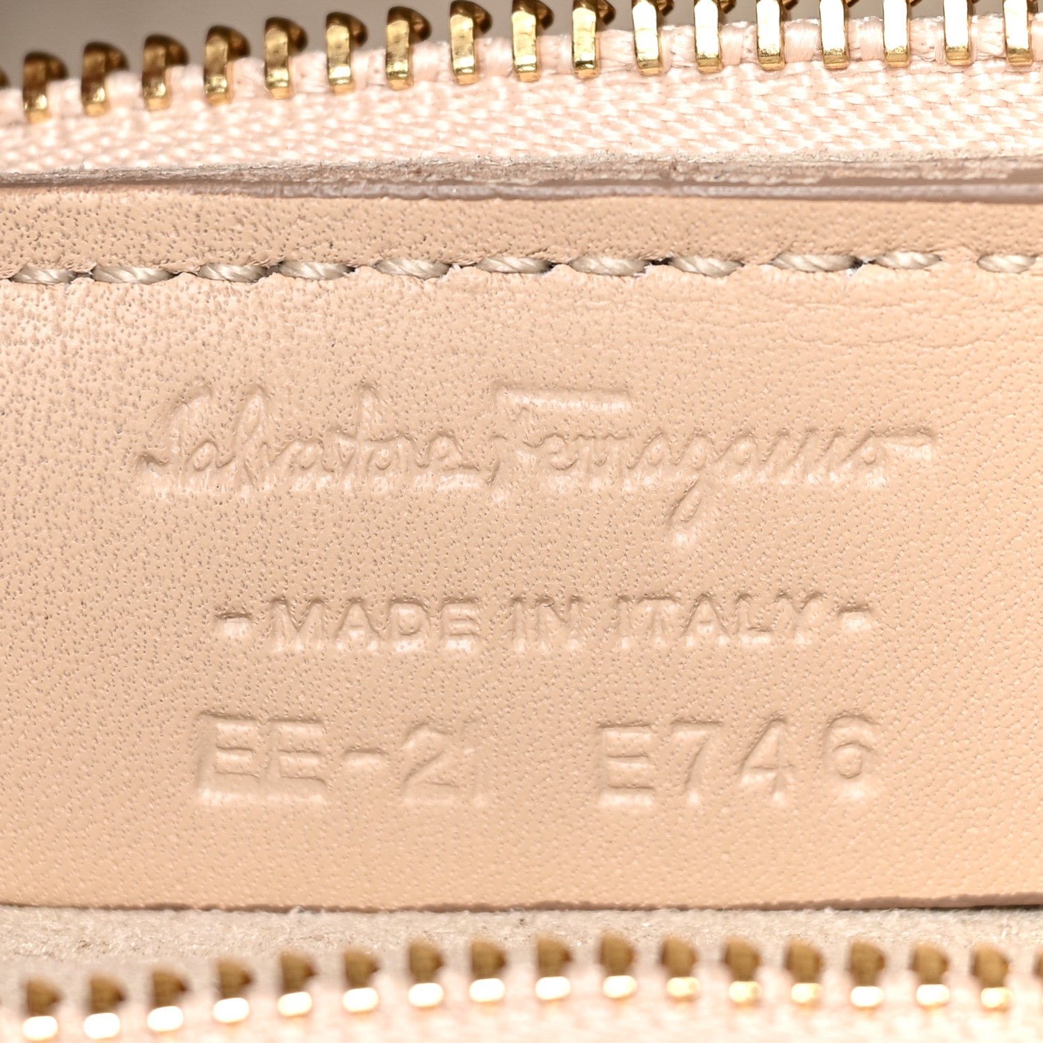 Salvatore Ferragamo Calfskin Enny Hobo New Bisque 9 of 15