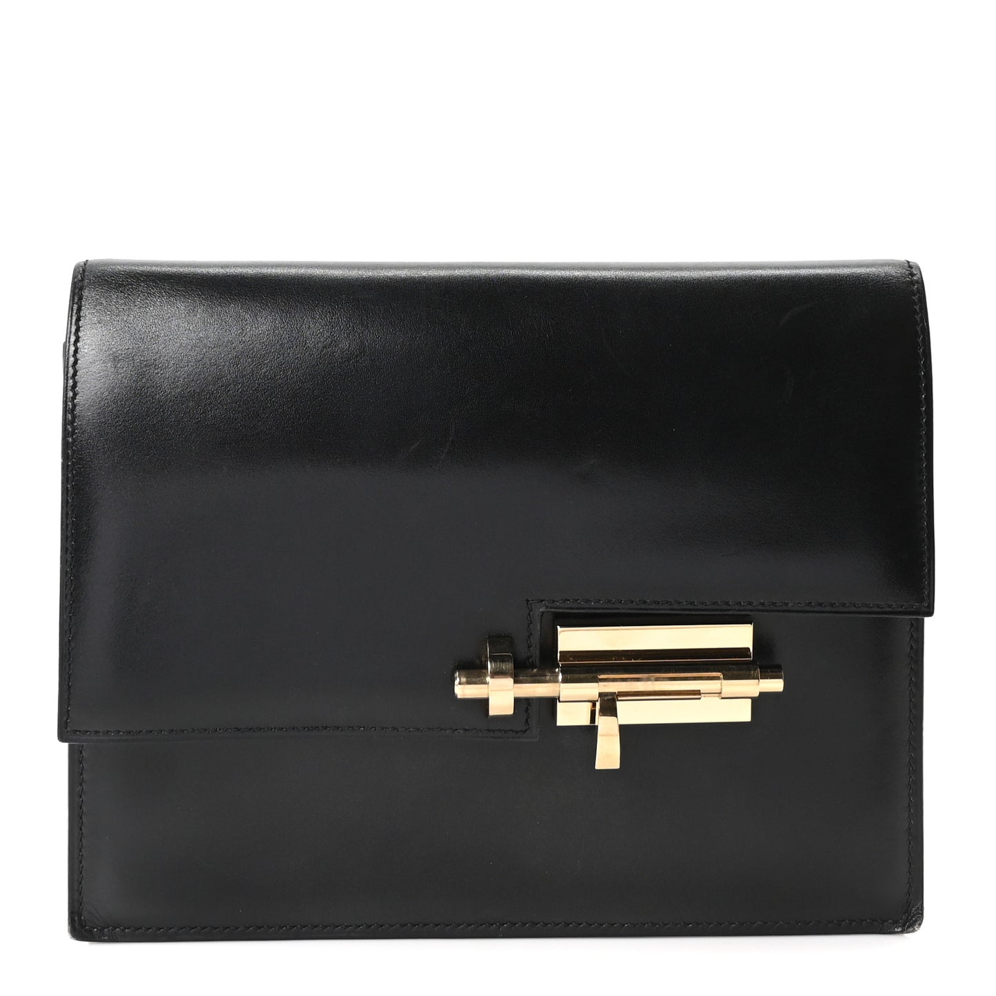 Box Verrou Clutch Black