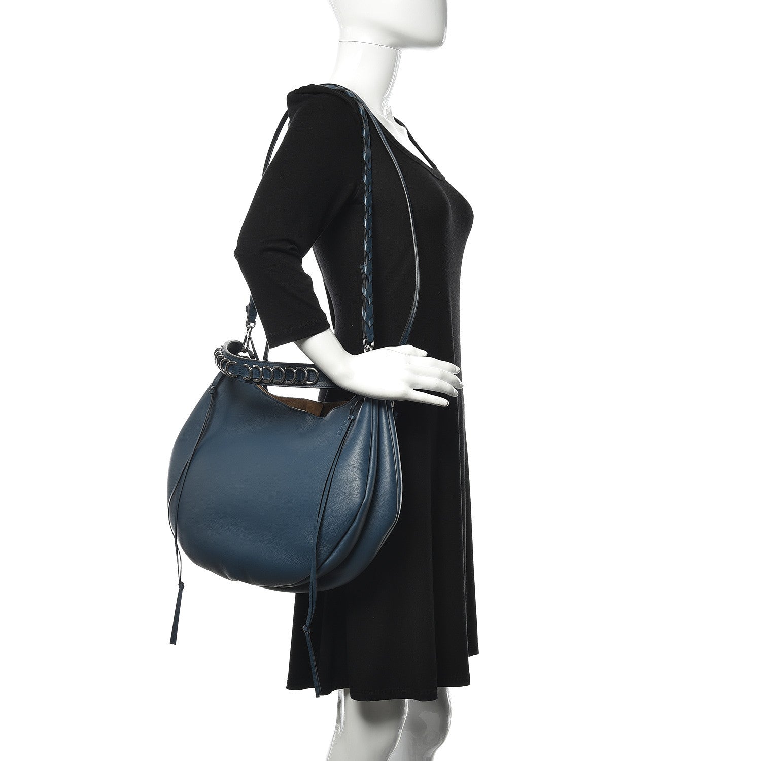 Loewe Calfskin Fortune Hobo Indigo 2 of 11