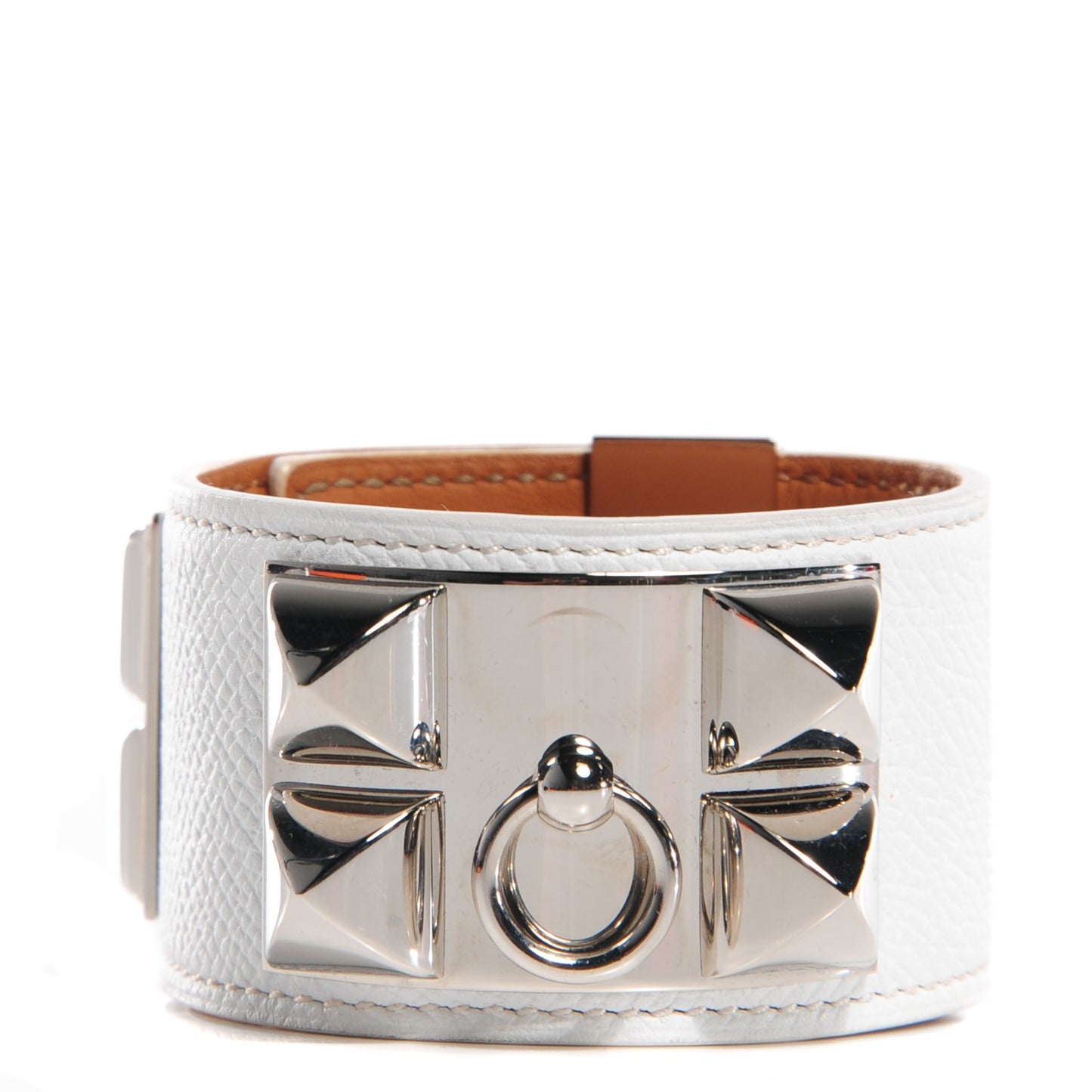 Epsom Collier de Chien CDC Bracelet S White