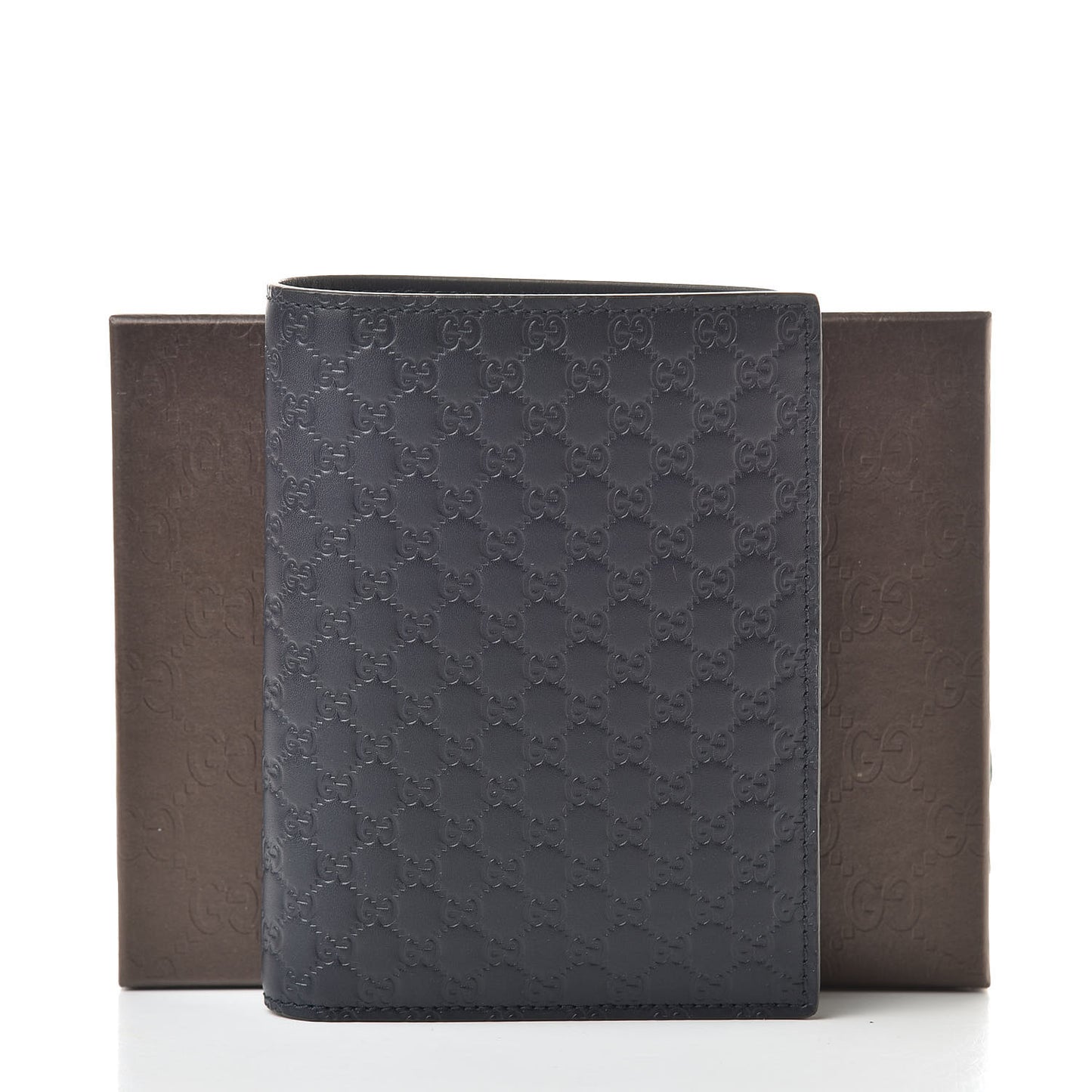 Microguccissima Passport Case Blue