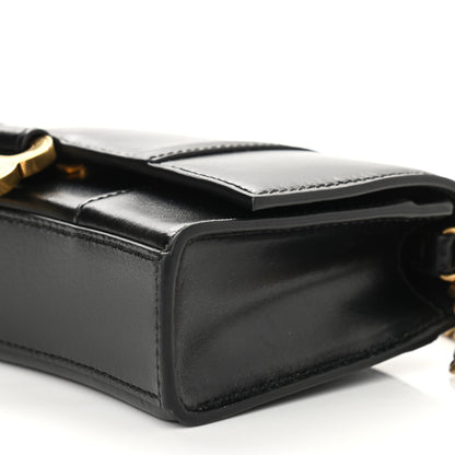 Balenciaga Shiny Box Calfskin Hourglass Chain Bag Black 8 of 8