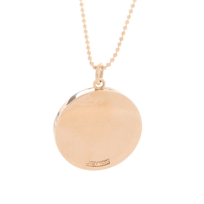 Jennifer Meyer 18K Rose Gold Diamond Good Luck Pendant Necklace 6 of 6