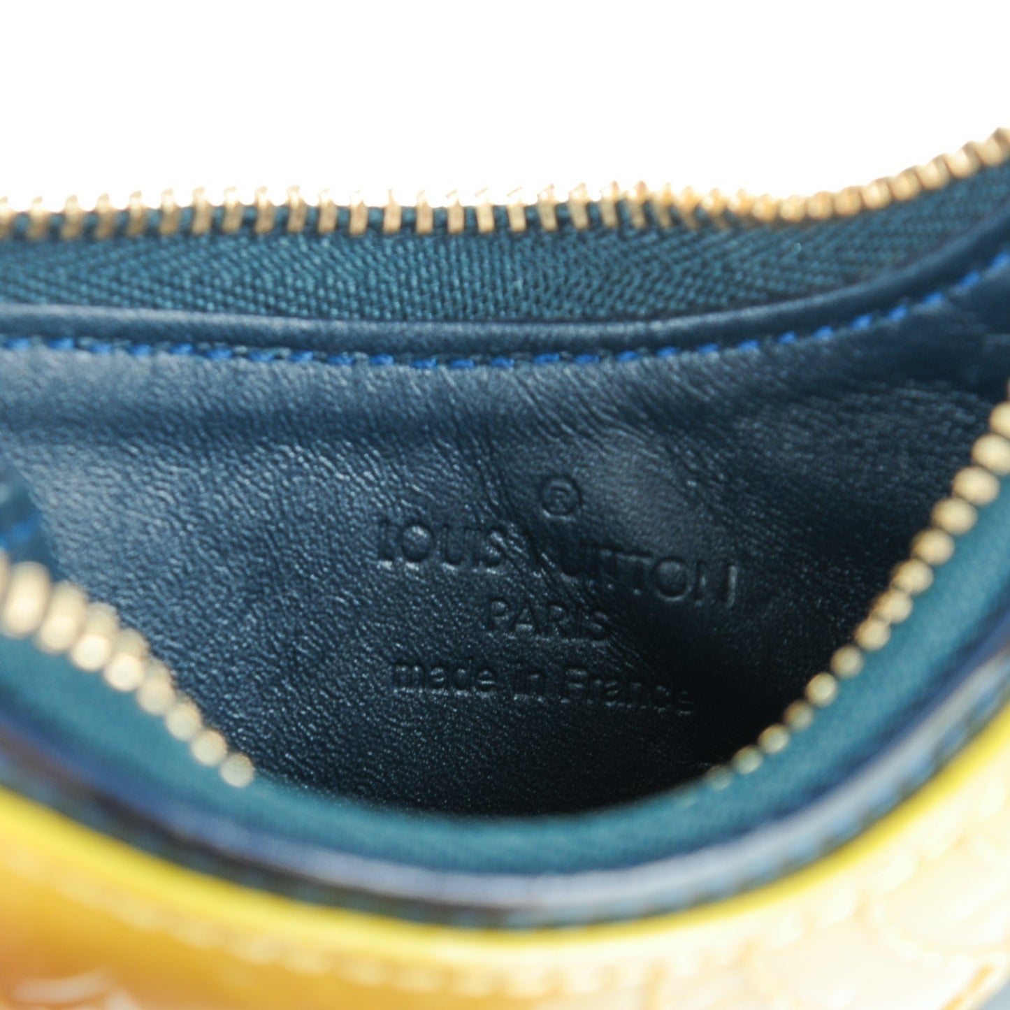 Vernis Oiseau Songbird Coin Purse Wallet Blue Nuit