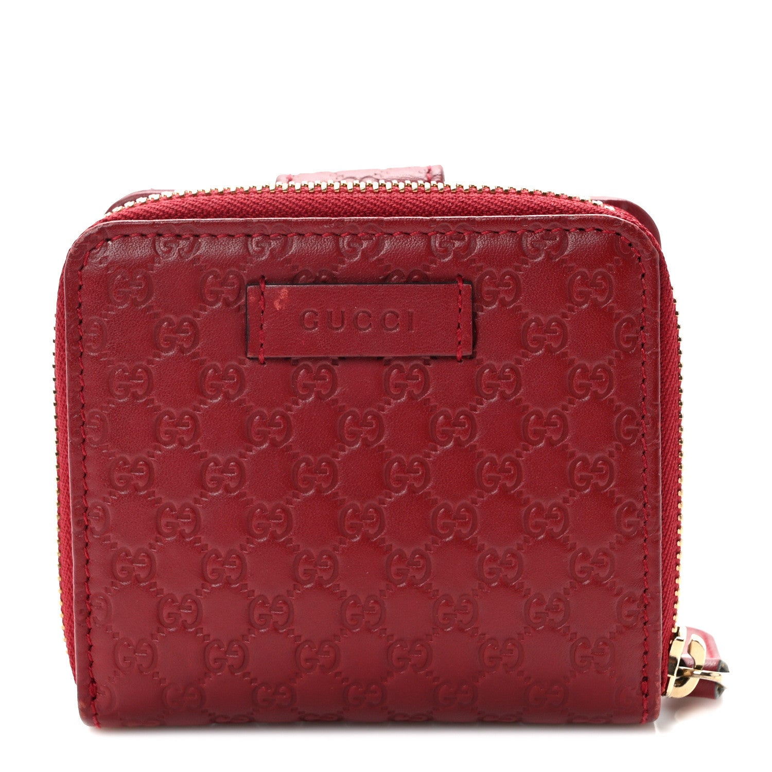 Gucci Microguccissima Compact Wallet Red 1 of 12