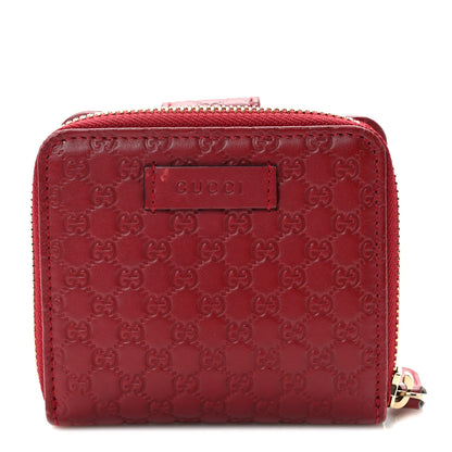 Gucci Microguccissima Compact Wallet Red 1 of 12