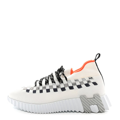 Hermes Flex Maille Bolduc Sneakers 37 White Multicolor 1 of 8
