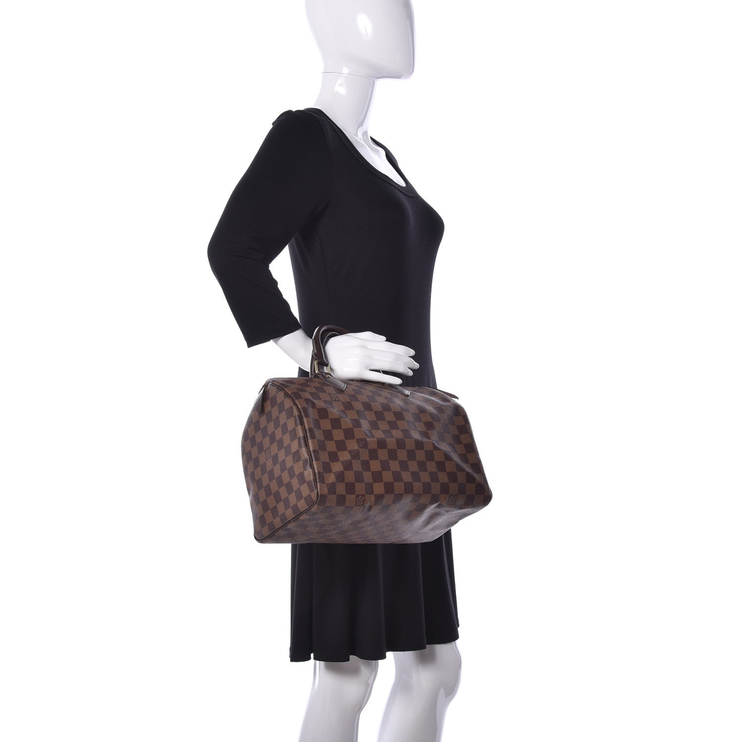 Louis Vuitton Damier Ebene Speedy 30 2 of 13