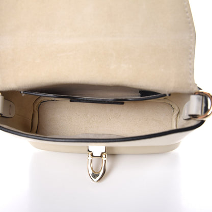 Valentino Garavani Calfskin Small Rockstud Demilune Crossbody Bag White 5 of 7