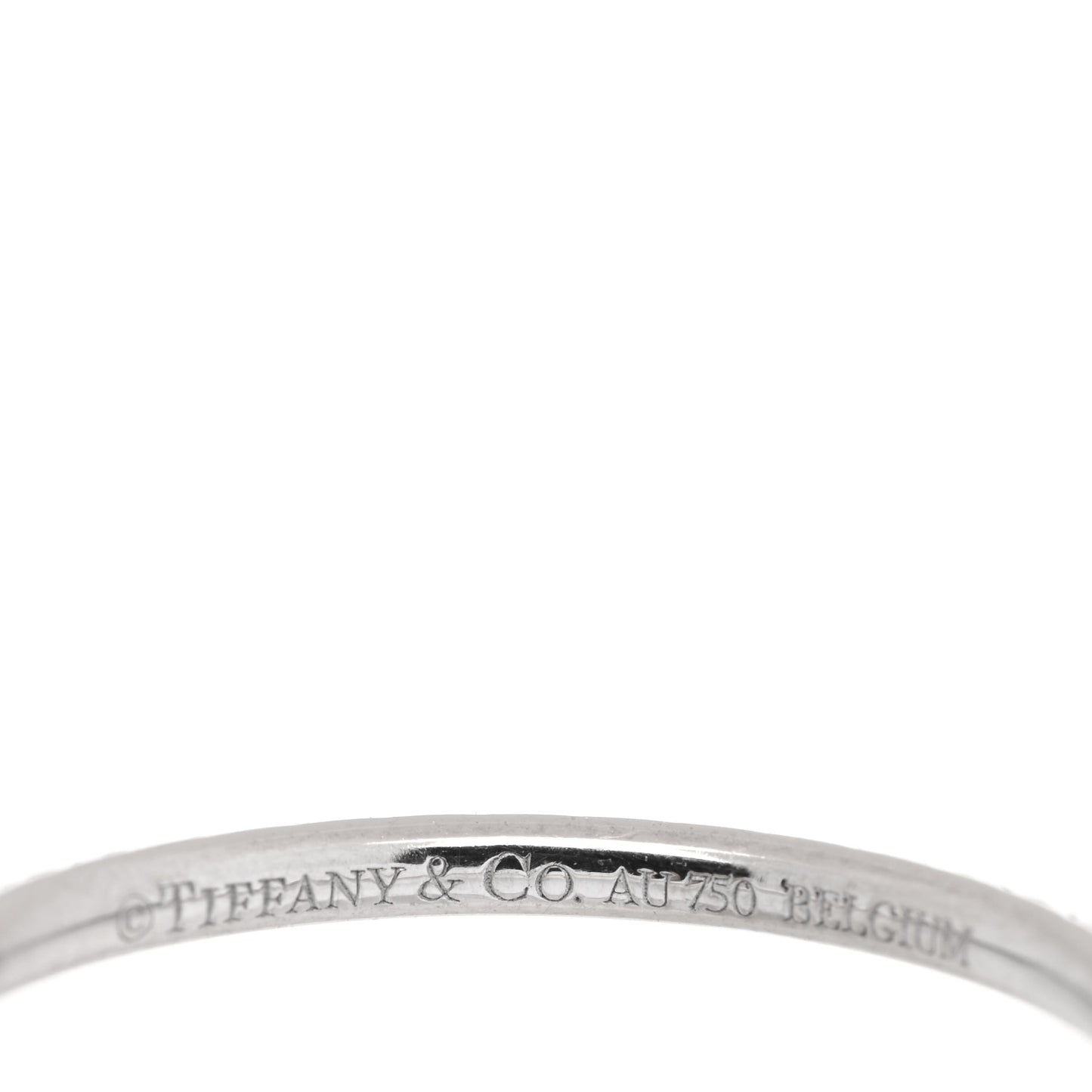 18K White Gold Diamond .34ctw Soleste Full Eternity Band Ring 50 5.5