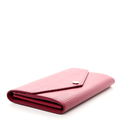 Louis Vuitton LOUIS VUITTON Epi Sarah Wallet NM Fuchsia 4 of 6