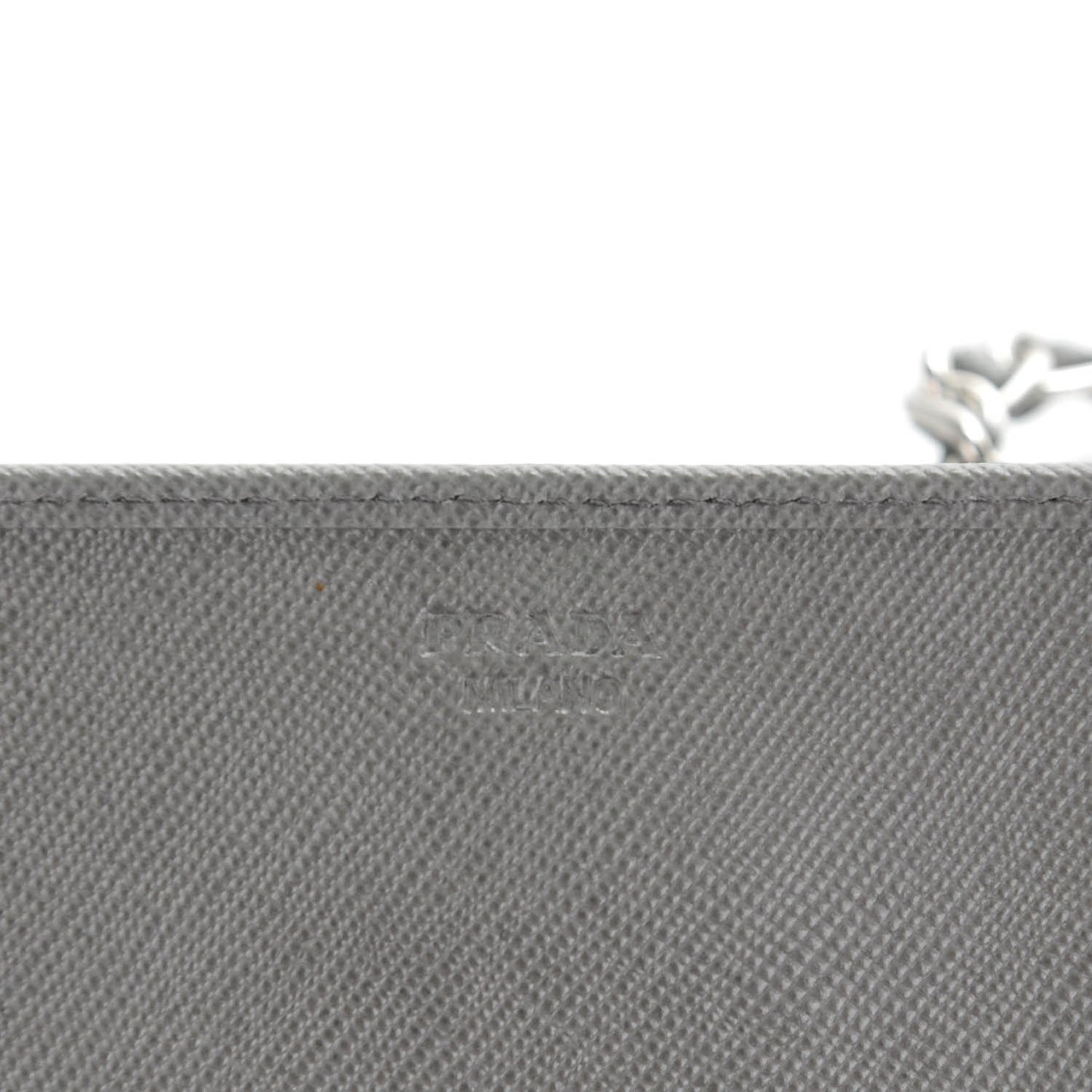 Saffiano Metal Oro Chain Wallet Marmo