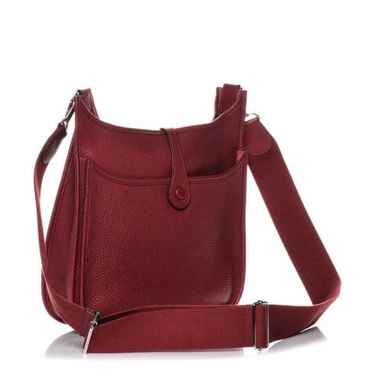 Hermes Taurillon Clemence Evelyne III PM Rubis 3 of 7