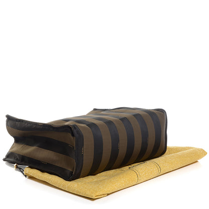 Fendi Vintage Pequin Tote Tobacco 3 of 7