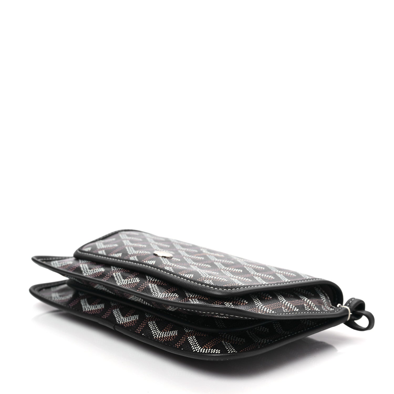 Goyard Goyardine Plumet Wallet Clutch Navy 8 of 8