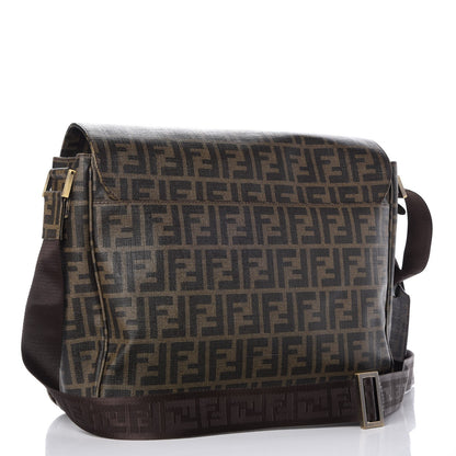 Fendi Zucca Spalmati Messenger Bag Tobacco 3 of 11