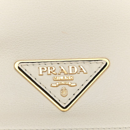 Prada Glace Calf Shoulder Bag White 7 of 11