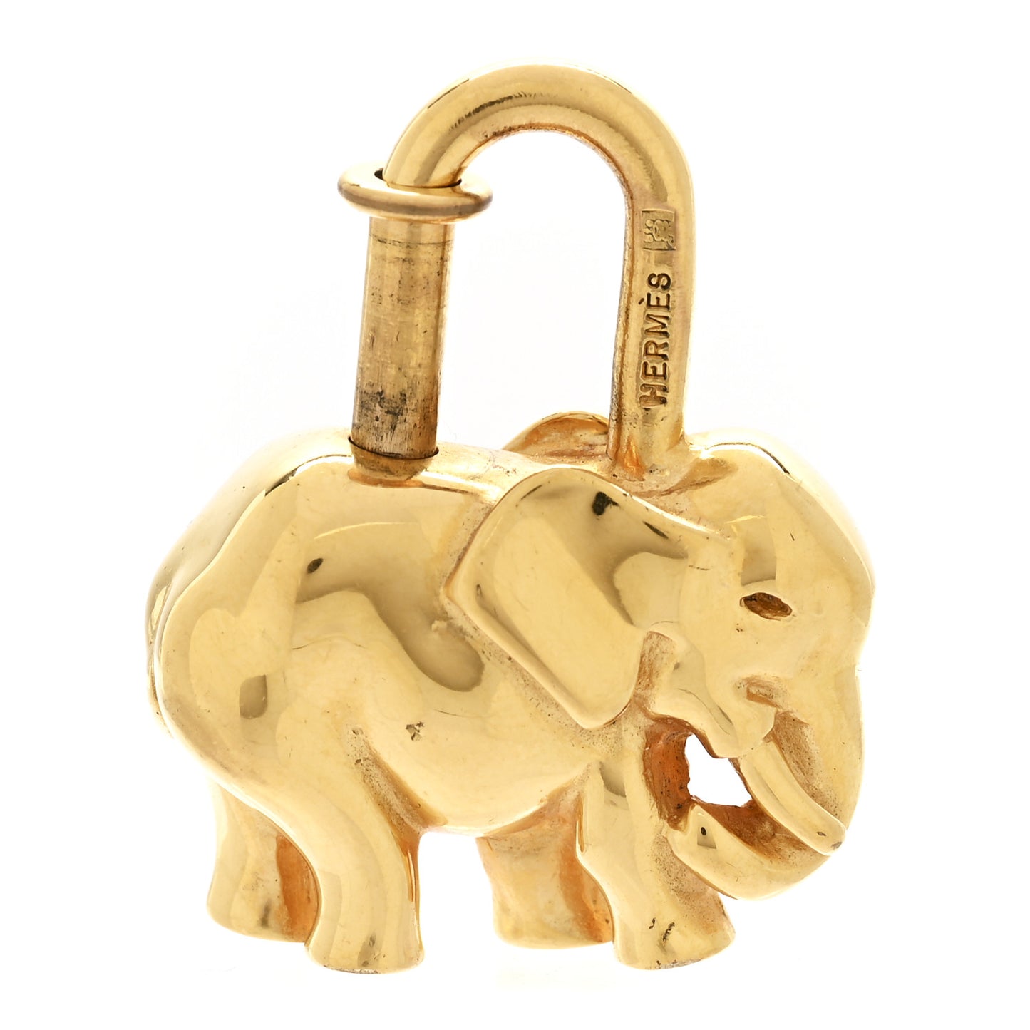 Permabrass Elephant Cadena Lock Gold