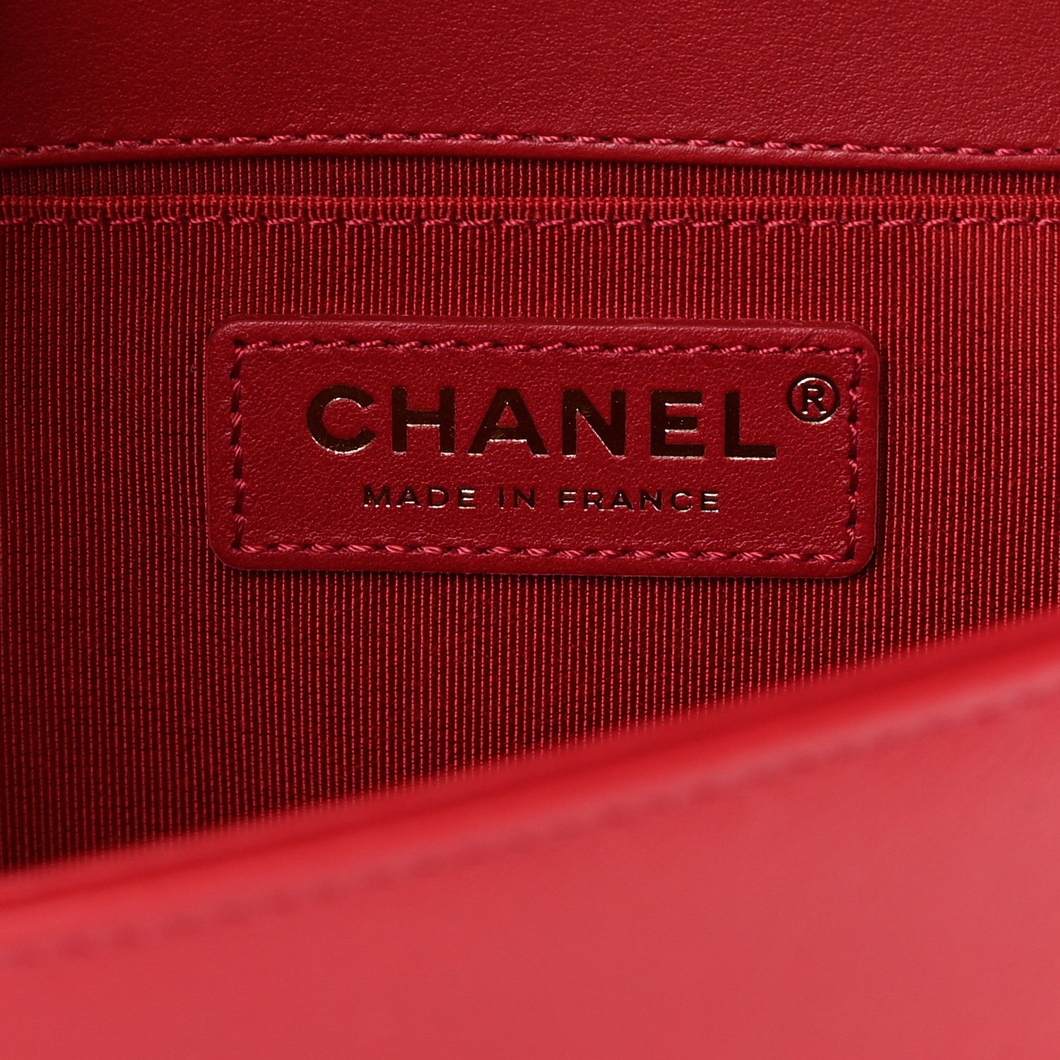 Chanel Calfskin Medium Boy Logo Top Handle Flap Red 6 of 13