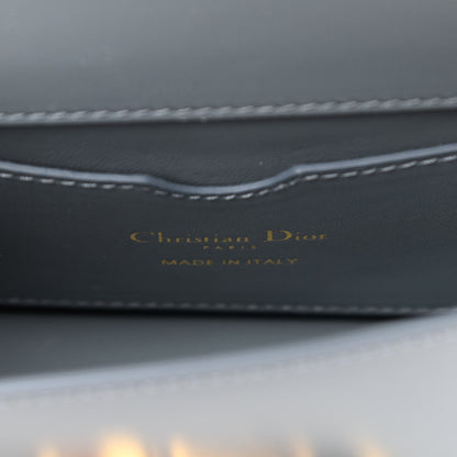 Christian Dior Smooth Calfskin Micro 30 Montaigne Flap Bag Blue Gray 6 of 8