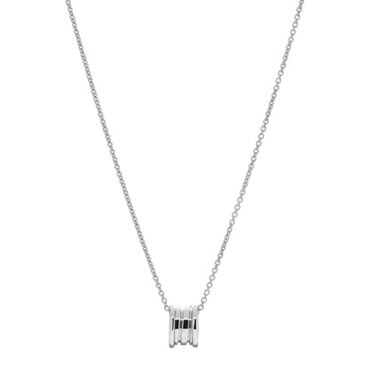 Bulgari 18K White Gold B.Zero1 Pendant Necklace 1 of 4