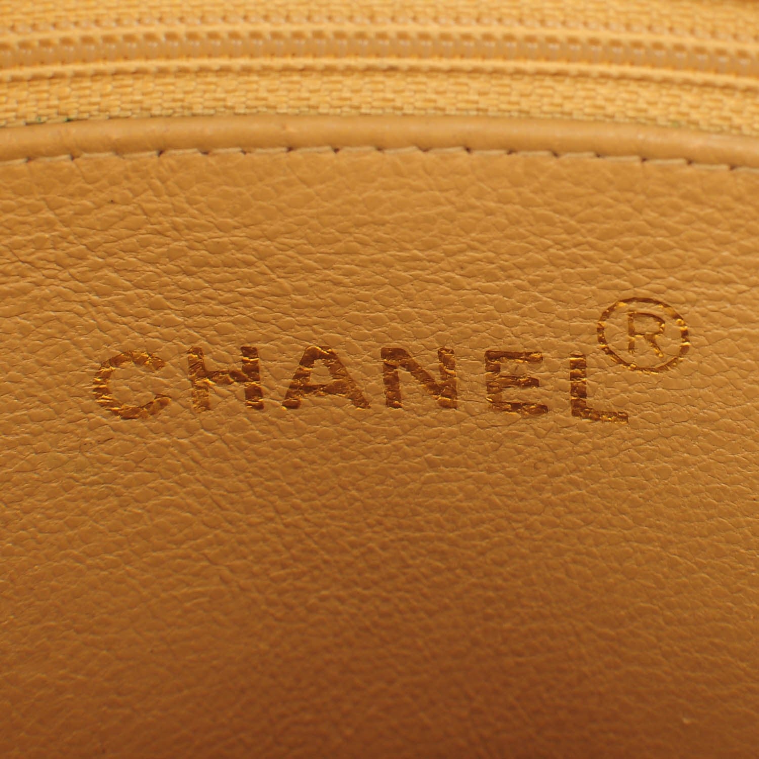 Chanel Caviar Quilted Shoulder Bag Beige 7 of 12
