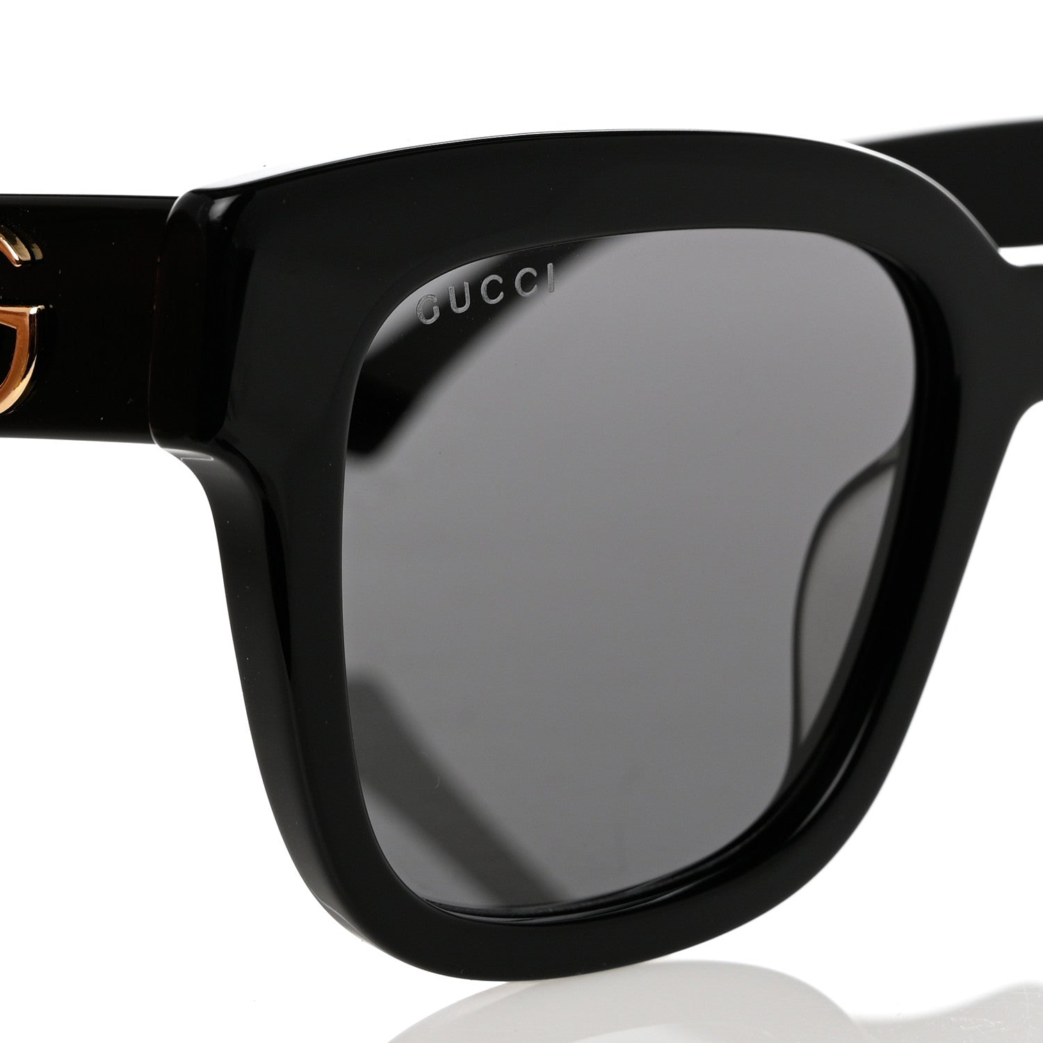 Gucci Rectangle 52mm Frame Sunglasses GG0998S Black 7 of 8