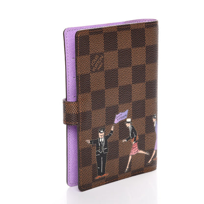 Louis Vuitton Damier Ebene Illustre Small Ring Agenda 3 of 6