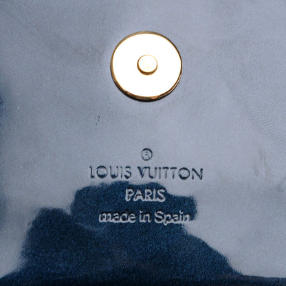 Louis Vuitton Patent Sobe Clutch Blue Infini 6 of 7