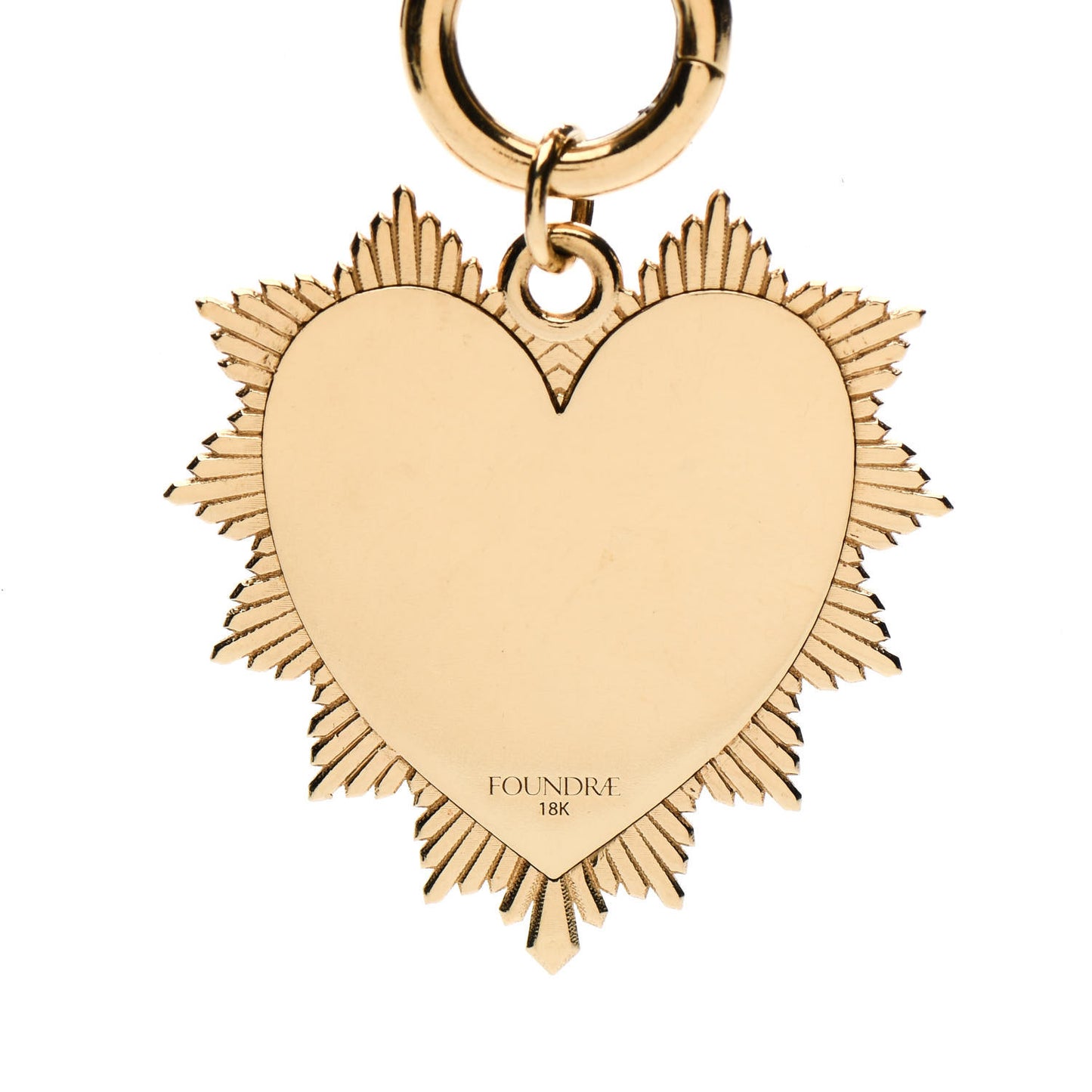 18K Yellow Gold Diamond Black Onyx Oversized Custom Heart Love Token Medallion Hanging Clockweight Chain Necklace