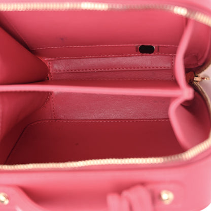 Chanel Caviar Quilted Small CC Filigree Vanity Case Pink 5 of 19