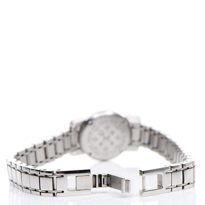 Louis Vuitton Stainless Steel Mother of Pearl 18mm Tambour Bijou Quartz Watch 6 of 7