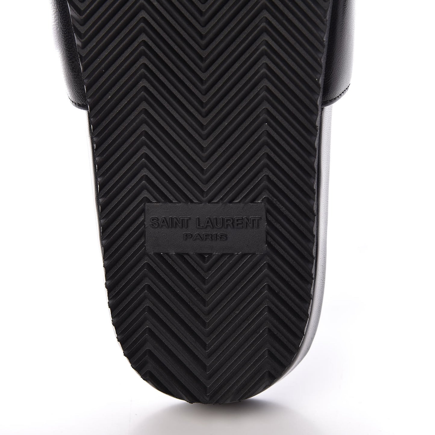 Calfskin Monogram Joan Slide Sandals 35.5 Black