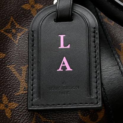 Louis Vuitton Monogram Macassar Keepall Bandouliere 45 7 of 13