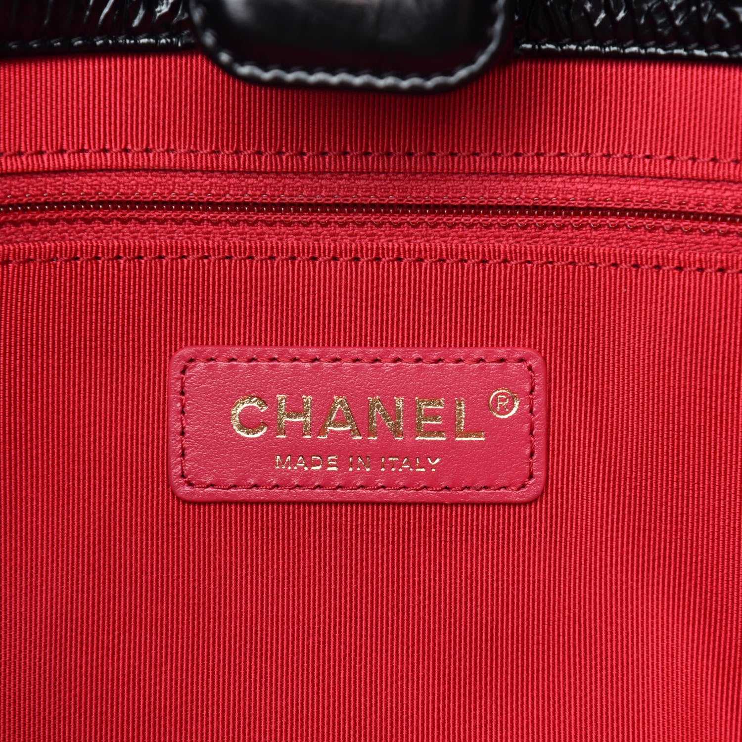 Chanel Shiny Aged Calfskin Shopping Bag Black 6 of 11