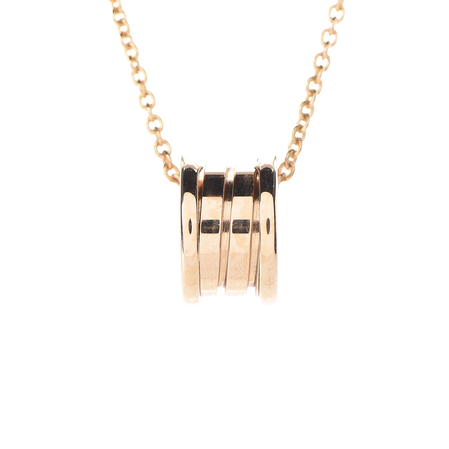 Bulgari 18K Yellow Gold B.Zero1 Pendant Necklace 4 of 6