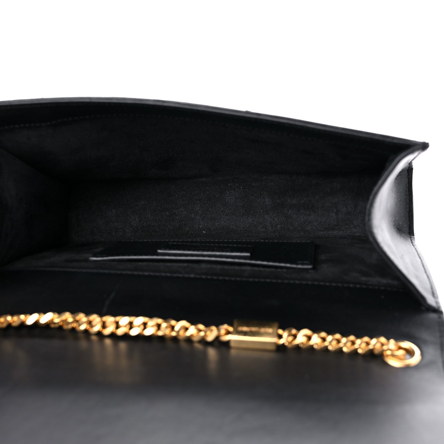 Saint Laurent Smooth Calfskin Medium Classic Monogram Kate Tassel Satchel Black 5 of 12
