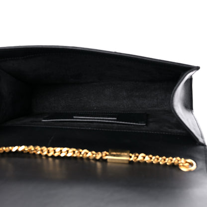 Saint Laurent Smooth Calfskin Medium Classic Monogram Kate Tassel Satchel Black 5 of 12