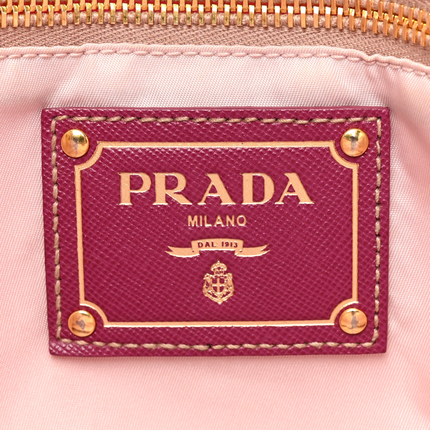 Prada Tessuto Nylon Saffiano Shopping Tote Ibisco 6 of 16