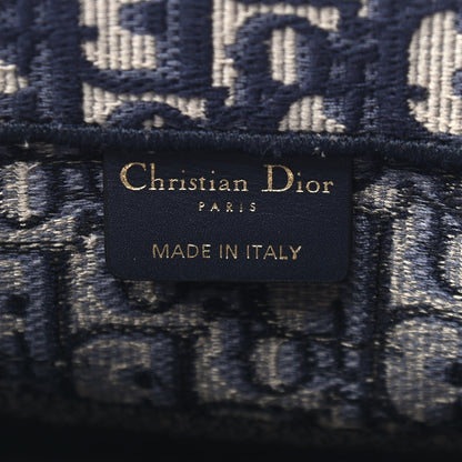 Christian Dior Oblique Medium Book Tote Blue Multicolor 6 of 10