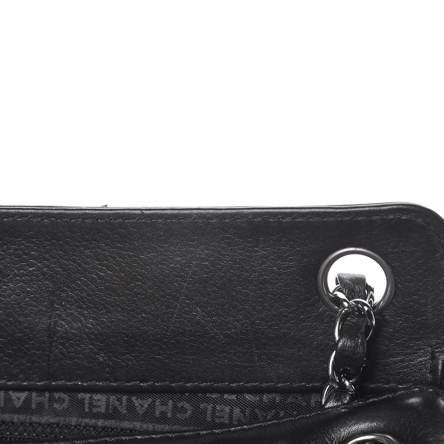 Calfskin Mademoiselle Shoulder Bag Black