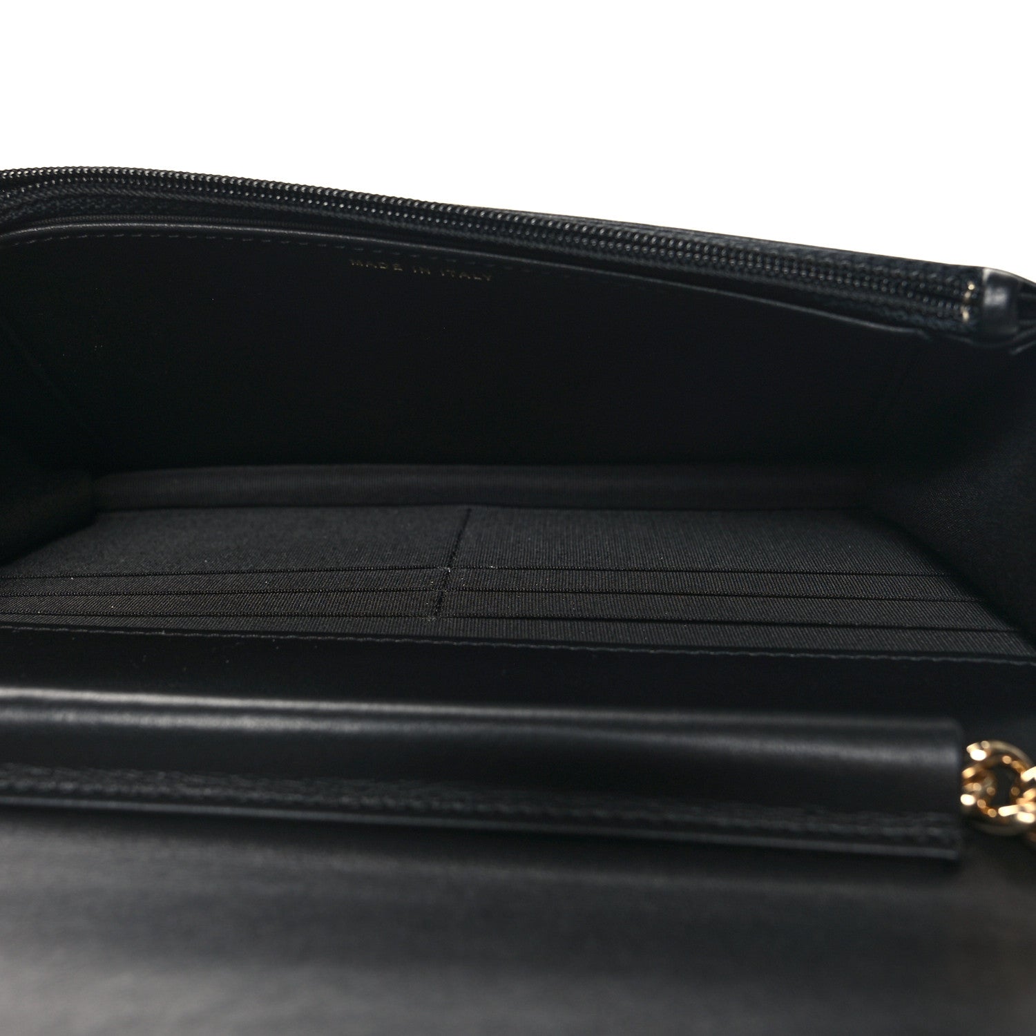 Chanel Caviar Quilted Boy Wallet On Chain WOC Black 5 of 13
