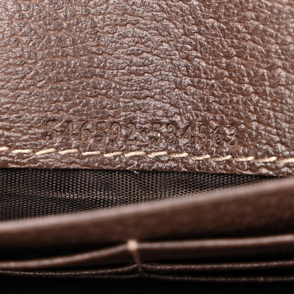 Gucci GG Supreme Monogram Web Ophidia Wallet On Chain Brown 7 of 11