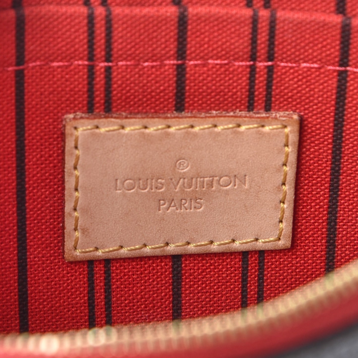 Monogram Neverfull MM GM Pochette Cherry