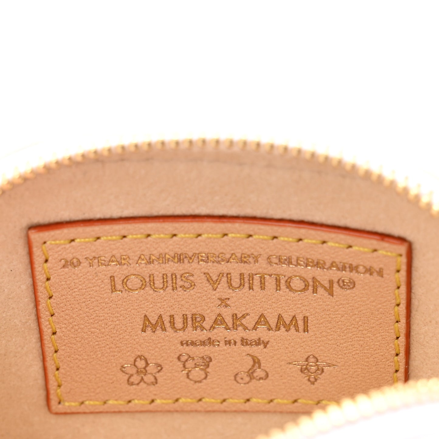 LV x TM Monogram Multicolor Micro Alma Bag Charm White