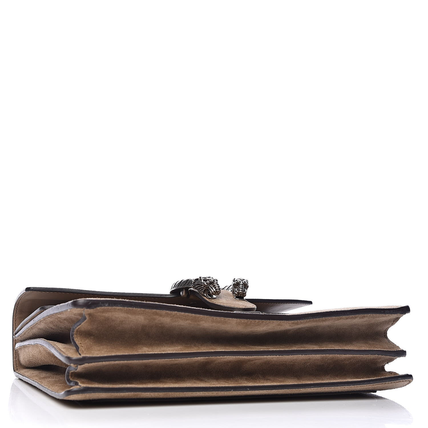 Gucci Suede Medium Dionysus Shoulder Bag Taupe 4 of 10